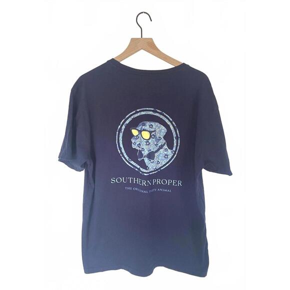 Southern Proper XL "The Original Party Animal" Tee / Navy / Grab it! - Picture 1 of 5